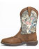 Brothers & Sons Men's Tychee Camo Flag Underlay Western Performance Boots - Broad Square Toe, Camouflage, hi-res