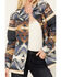 Image #3 - Idyllwind Women's Luttrell Southwestern Print Shacket, Dark Blue, hi-res