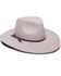 Nikki Beach Women's Lavender & Mink Riley Wool Felt Western Fedora Hat, Lavender, hi-res