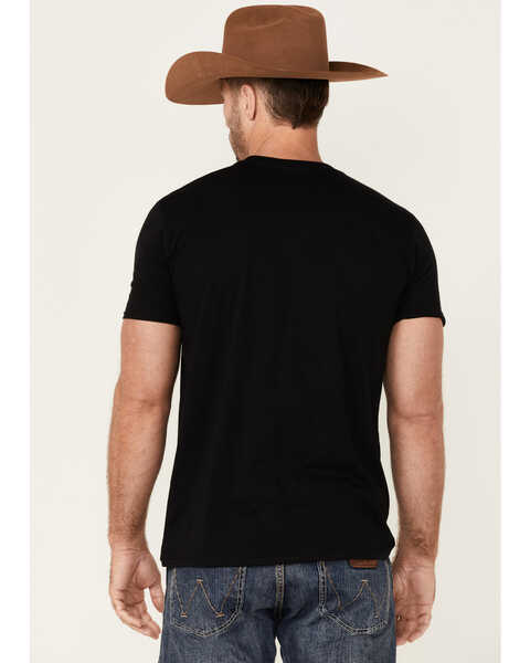 Southern Sierra Men's Black Viva Mexico Graphic Short Sleeve T-Shirt , Black, hi-res