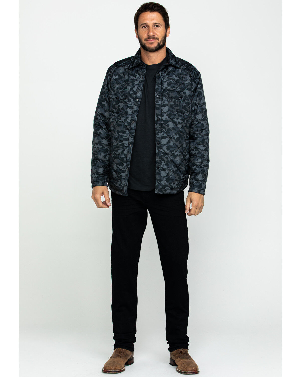 Image #6 - Moonshine Spirit Men's Camo Trooper Ripstop Quilted Shirt Jacket , , hi-res