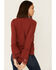 Image #4 - Moa Moa Women's Rust Brushed Thermal Bell Sleeve Top , Rust Copper, hi-res