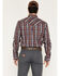 Image #4 - Cody James Men's FR McGregor Plaid Print Long Sleeve Snap Work Shirt, Red, hi-res
