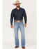 Image #1 - Cody James Men's Dash Light Wash Relaxed Stretch Bootcut Jeans, Light Medium Wash, hi-res