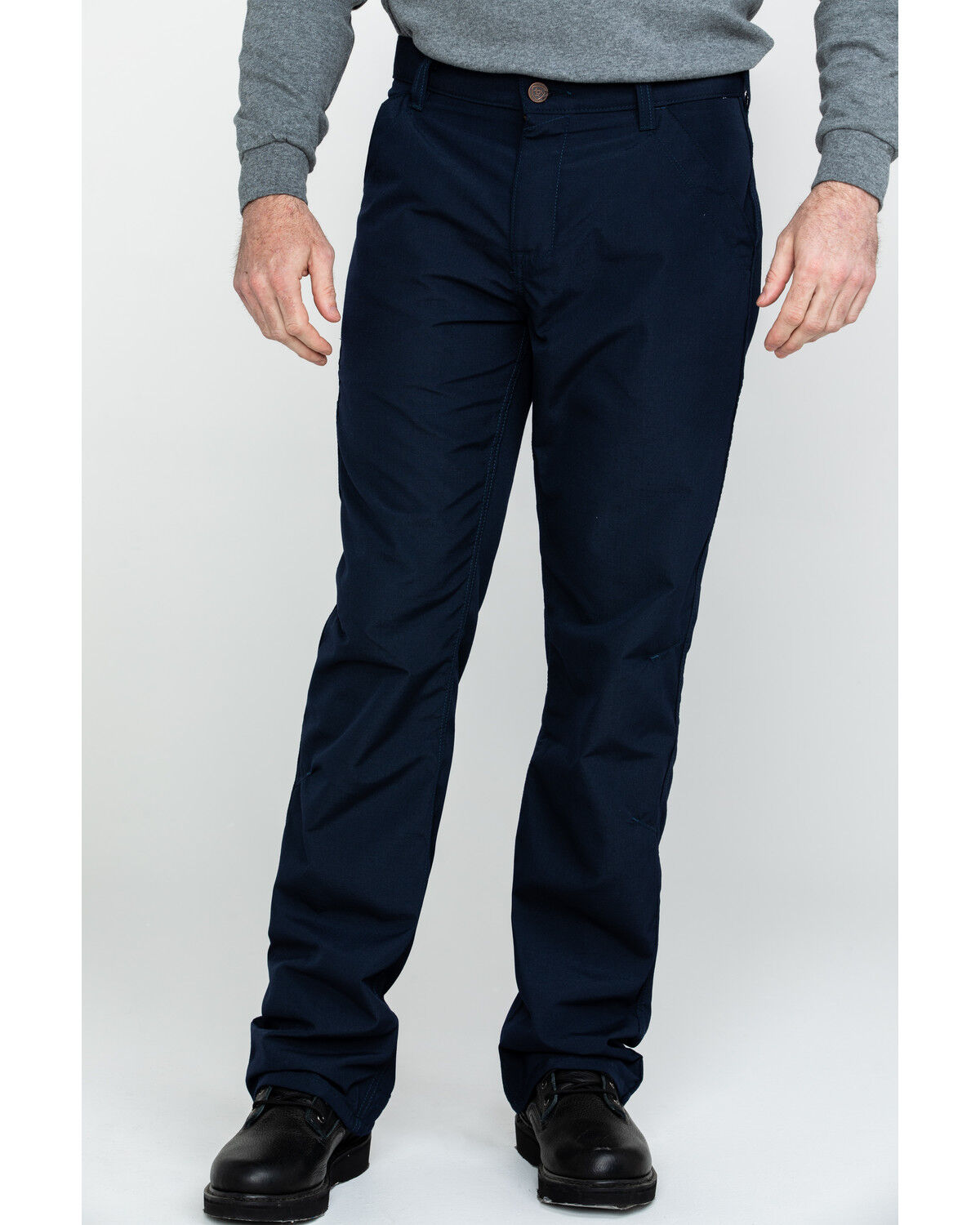 Image #1 - Ariat Men's FR M4 Duralight Ripstop Work Pants, Navy, hi-res