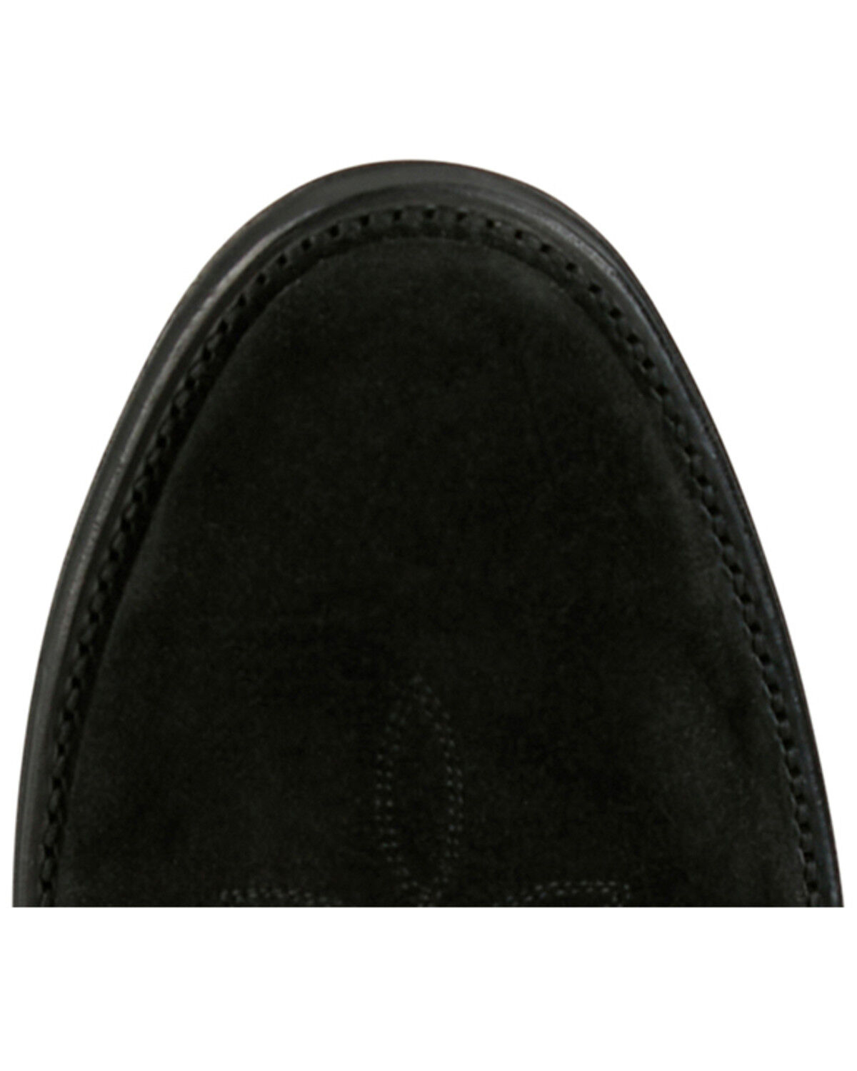 Image #6 - Tony Lama Men's Plano Suede Western Boots - Round Toe, Black, hi-res
