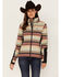 Image #1 - Cinch Women's Striped Bonded Jacket, Multi, hi-res
