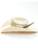 Image #3 - Justin Waco 50X Straw Cowboy Hat , Ivory, hi-res