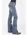 Image #3 - Stetson Women's 816 Classic Arrow Bootcut Jeans , Blue, hi-res