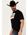 Cinch Men's Support Local Farmers Short Sleeve T-Shirt, Black, hi-res