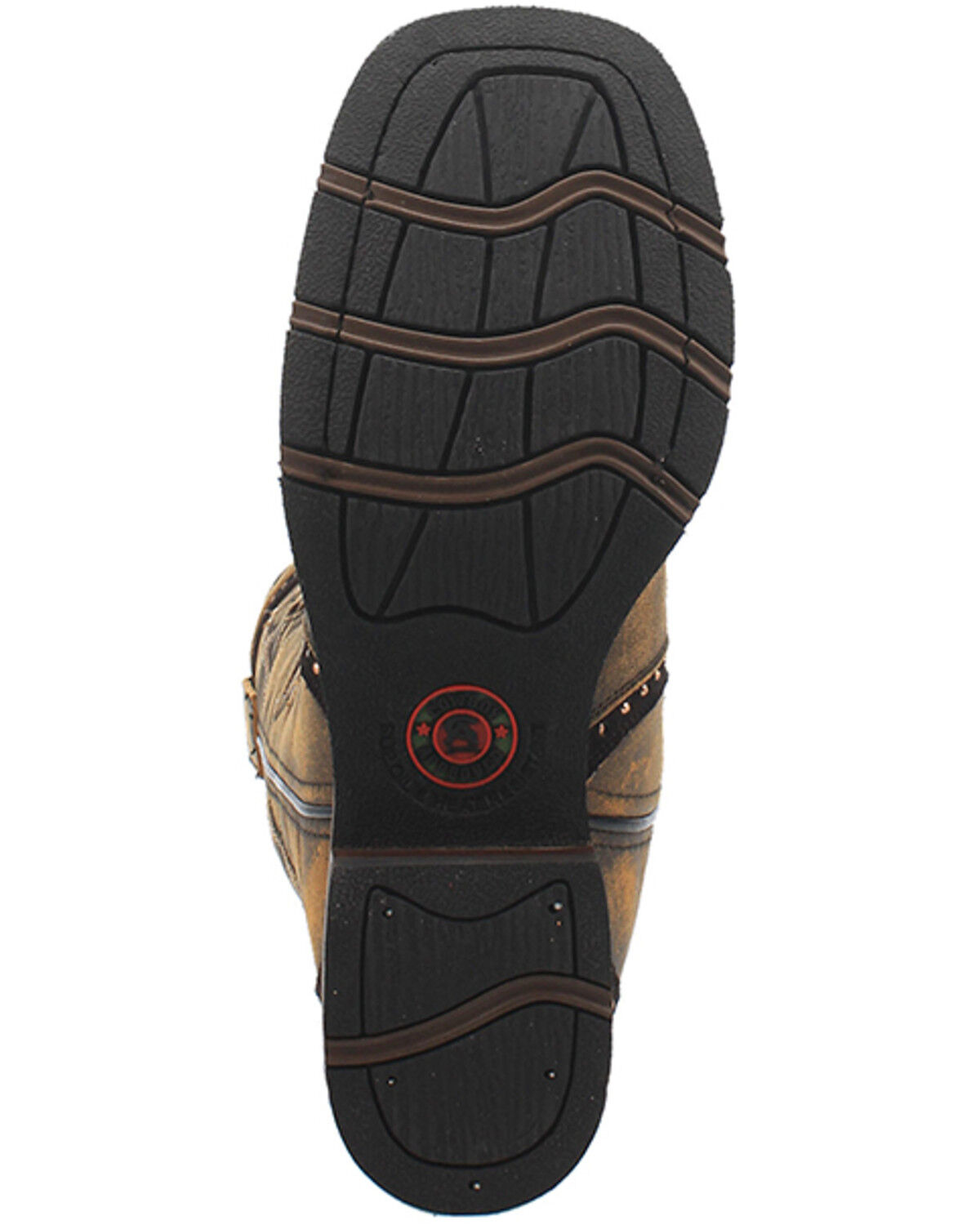 Image #7 - Laredo Women's Bouquet Western Performance Boots - Broad Square Toe, Brown, hi-res