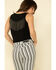 Image #3 - Rock & Roll Denim Women's Stripe High Rise Flare Jeans, , hi-res