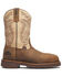 Image #2 - Thorogood Men's 11" USA MAXWear Wyatt Waterproof Pull-On Work Boots - Nano Toe, Brown, hi-res