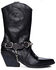Image #2 - Golo Women's Mesa Western Boots - Snip Toe, Black, hi-res