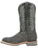 Image #2 - Lucchese Men's Rudy Western Boot - Broad Square Toe, Grey, hi-res