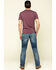 Image #5 - Ariat Men's M4 Dakota Low Stretch Stackable Slim Straight Jeans, Blue, hi-res