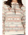 Image #3 - Shyanne Women's Southwestern Striped Print Fleece Hoodie, Caramel, hi-res