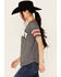 Image #2 - Blended Women's Football Short Sleeve Graphic Tee, Charcoal, hi-res