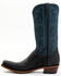 Image #3 - Lucchese Men's Two-Tone Roughout Western Boots - Square Toe, Black, hi-res