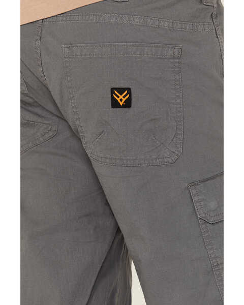 Image #4 - Hawx Men's Ripstop Cargo Work Pants, Charcoal, hi-res