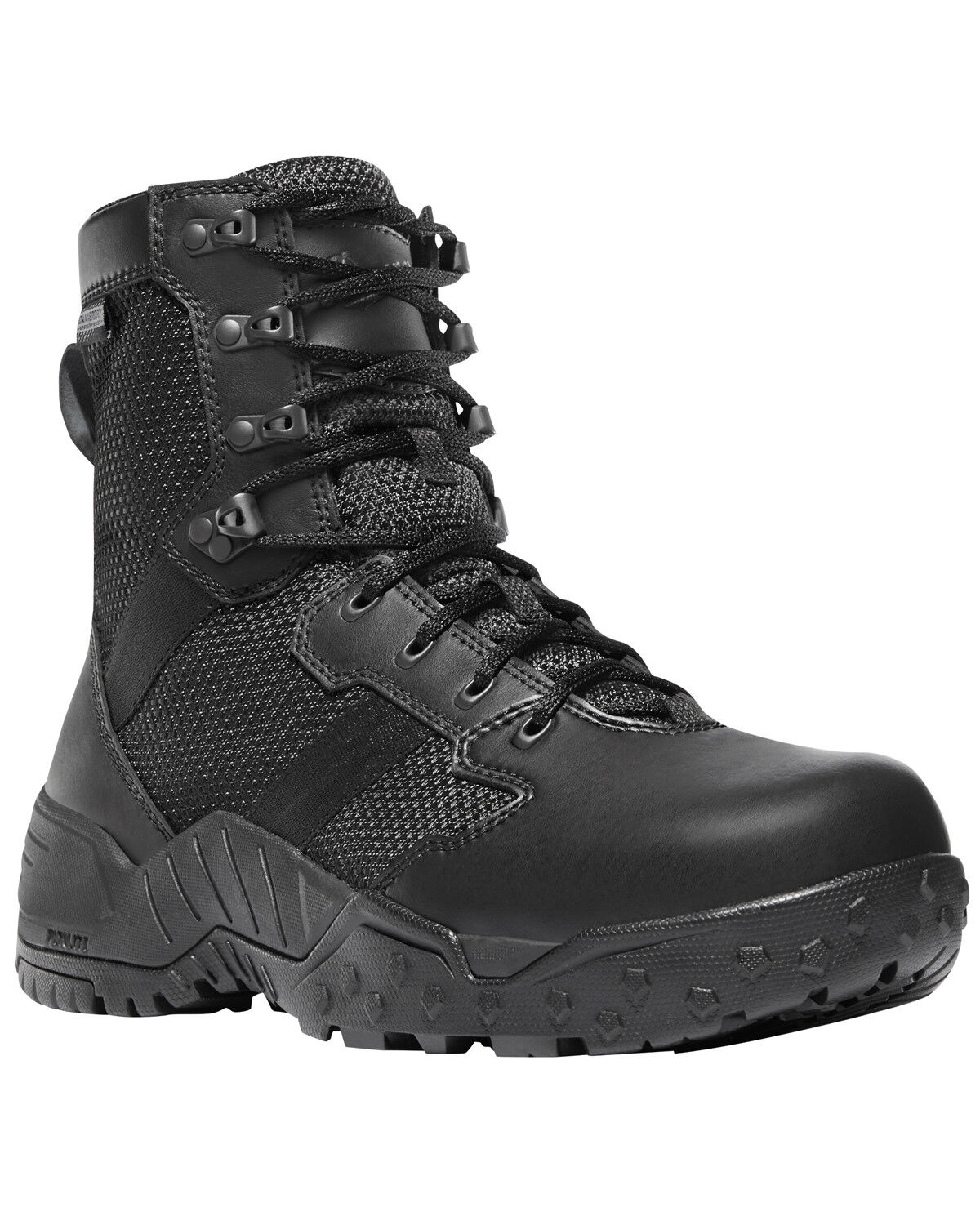 Image #1 - Danner Men's Scorch Side Zip 8" Boots - Soft Toe, Black, hi-res