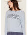Image #3 - White Crow Women's Howdy Sweater, Light Blue, hi-res