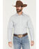 Image #1 - Gibson Trading Co Men's Deep Sea Geo Print Long Sleeve Button-Down Western Shirt, Blue, hi-res