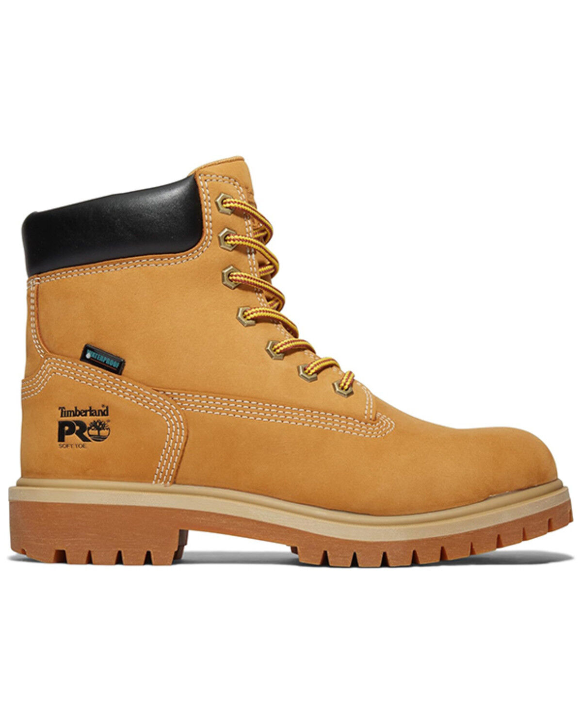 Image #2 - Timberland PRO Women's 6" Direct Attach Waterproof Insulated Work Boots - Soft Toe, Wheat, hi-res