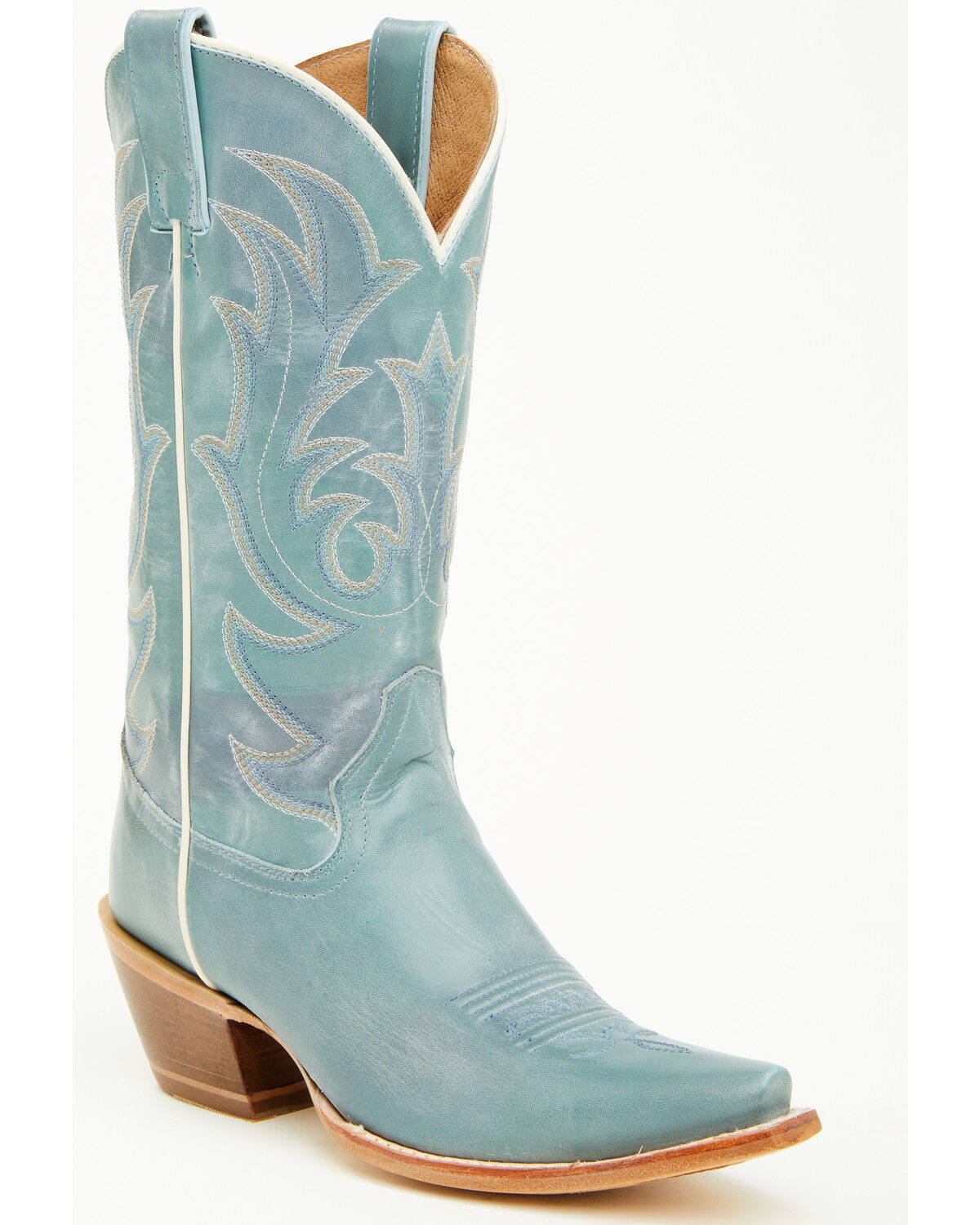 Image #2 - Shyanne Women's Celia Western Boots - Snip Toe, Blue, hi-res