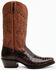 Image #2 - Cody James Men's Exotic Alligator Western Boots - Square Toe, Chocolate, hi-res