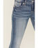 Image #4 - Miss Me Women's Medium Wash Wing Embroidered 32" Bootcut Stretch Jeans, Medium Wash, hi-res