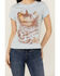 Image #3 - Idyllwind Women's Cowboys Do It Better Relaxed Fit Short Sleeve Graphic Tee, Light Blue, hi-res