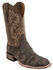 Image #1 - Lucchese Men's Handmade Malcolm Alligator Western Boots - Square Toe, Chocolate, hi-res