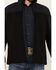 Image #3 - RANK 45® Men's Southwestern Block Print Softshell Jacket - Tall , Black, hi-res