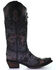 Image #2 - Corral Women's Glitter Inlay & Cross Western Boots - Snip Toe, , hi-res