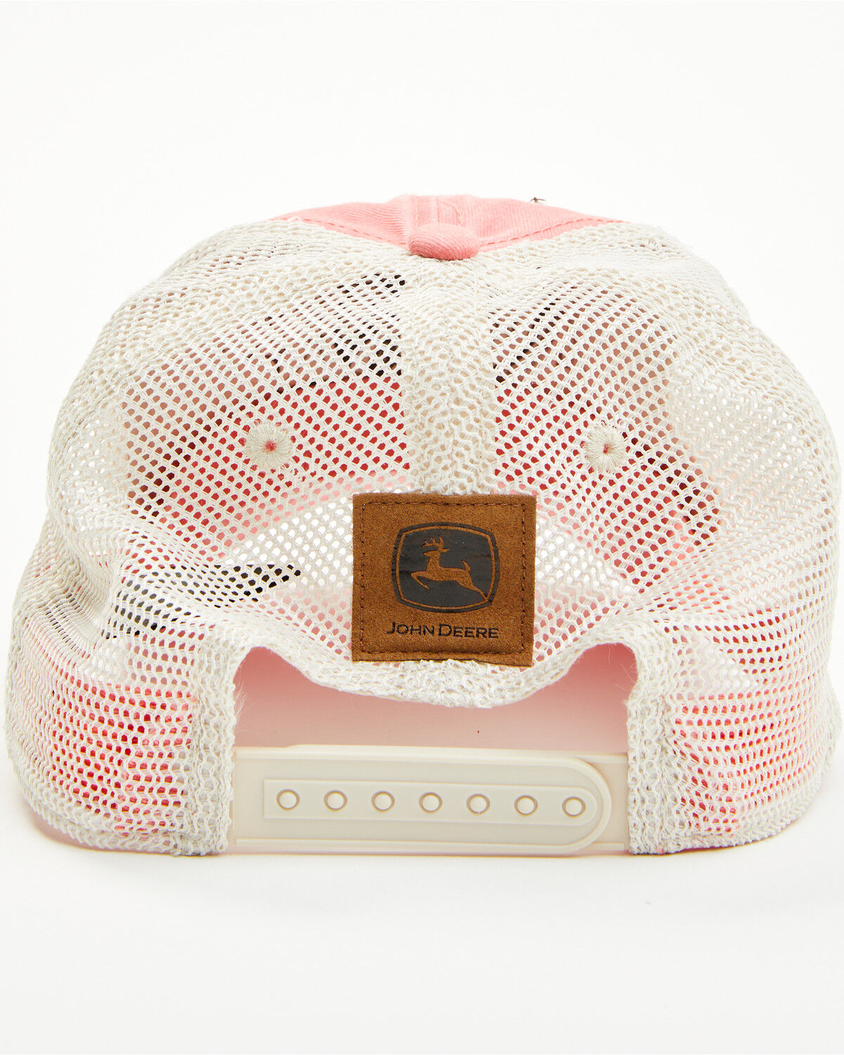 Image #3 - John Deere Women's Logo Circle Patch Baseball Cap, Pink, hi-res