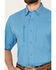 Ariat Men's VentTEK Solid Classic Fit Short Sleeve Performance Shirt, Blue, hi-res