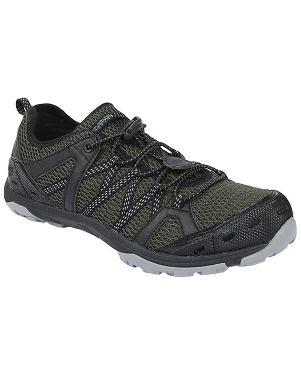 Northside Men's Cedar Rapids Lightweight Mesh Hiking Shoes - Soft Toe, Olive, hi-res