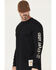 Image #3 - Cody James Men's FR Flaming Skull Long Sleeve Graphic Work T-Shirt, Black, hi-res