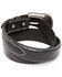 Image #2 - Cody James Men's Ostrich Print Embroidered Western Buckle Belt, Black, hi-res