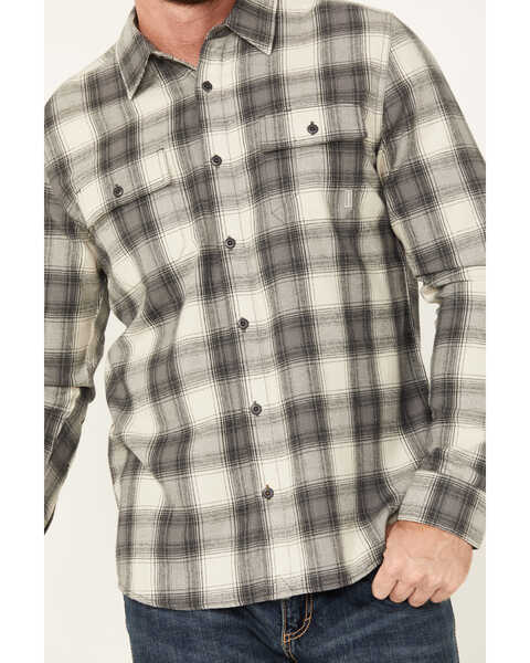 Image #3 - Brothers and Sons Men's Stewart Everyday Plaid Print Long Sleeve Button Down Flannel Shirt, Grey, hi-res