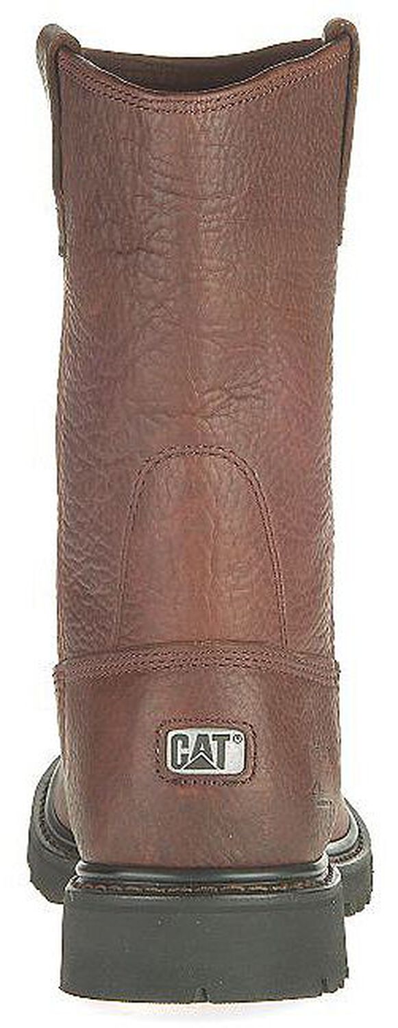 Image #5 - CAT Men's Colt Pull On Work Boots - Steel Toe, Earth, hi-res