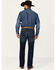Image #3 - Ariat Men's M4 Relaxed Dustin Dark Wash Bootcut Stretch Jeans, Dark Wash, hi-res