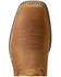 Image #4 - Ariat Men's Ridgeback Western Performance Boots - Broad Square Toe, Brown, hi-res