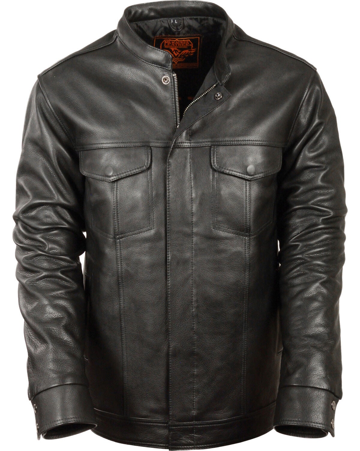 Milwaukee Leather Men's Black Club Style Shirt Jacket - Big 3X | Sheplers