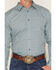 Image #3 - Gibson Trading Co Men's Digital Mind Geo Print Long Sleeve Button-Down Western Shirt, Aqua, hi-res
