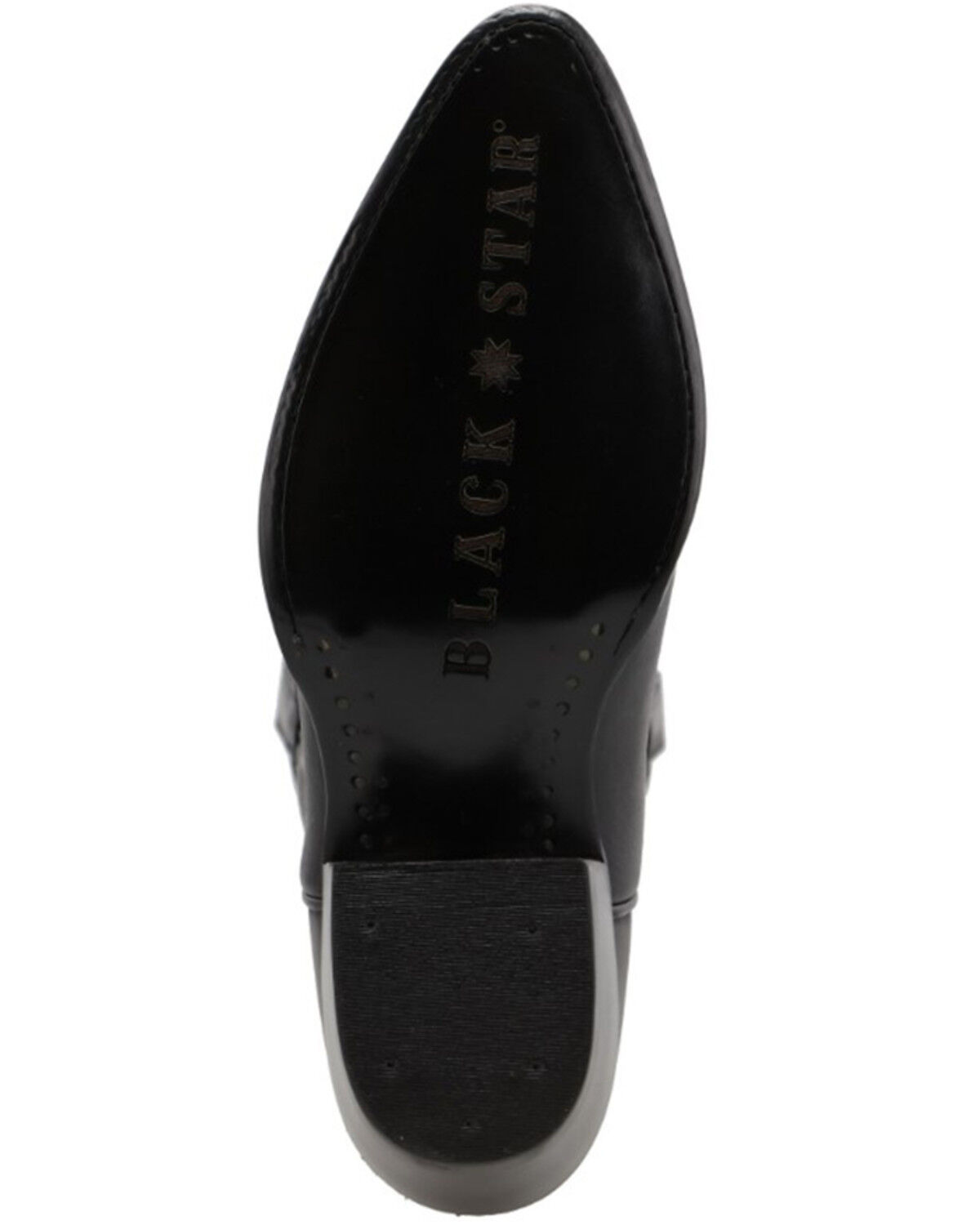 Image #7 - Black Star Women's Eden Stitched Onyx Western Boot - Round Toe, Black, hi-res