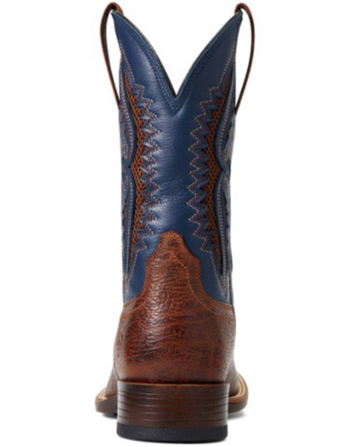ARIAT Men's Rowder Venttek 360 Square Toe Cowboy Boots - Mid Calf, Blue/Brown, Size 8 D