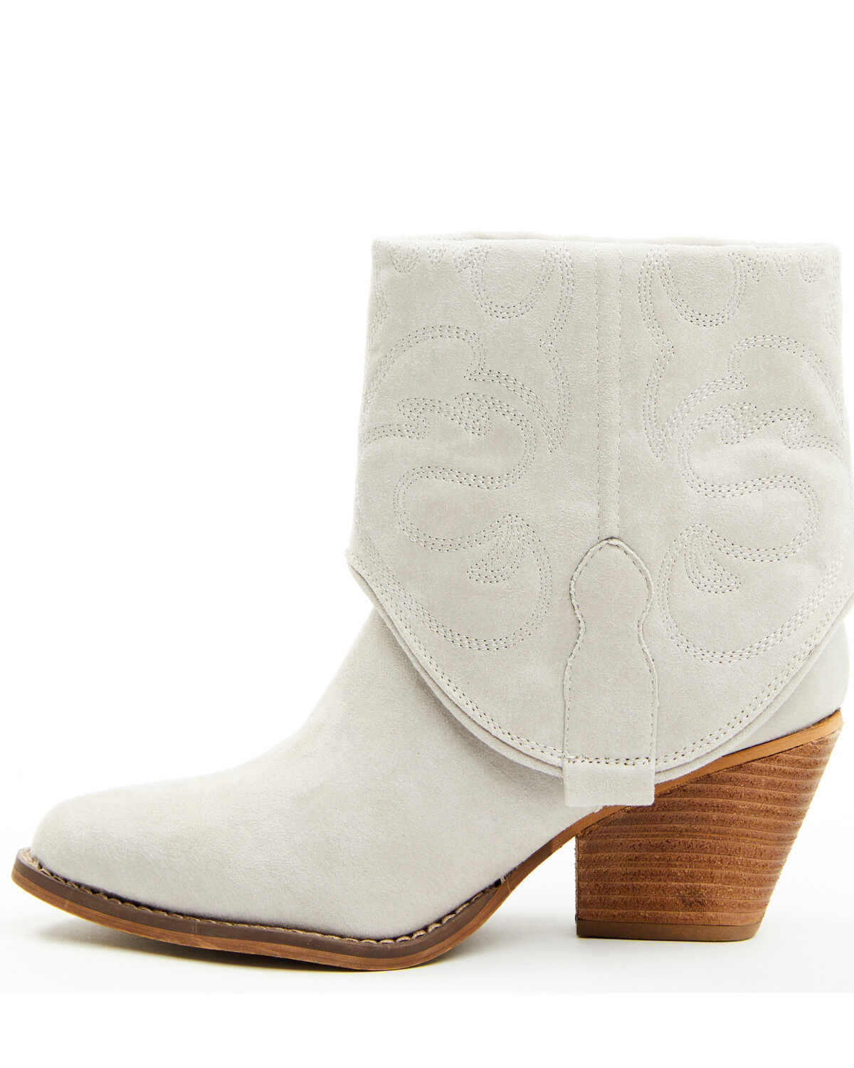 Image #3 - Very G Women's Saylor Fashion Booties - Round Toe, Cream, hi-res