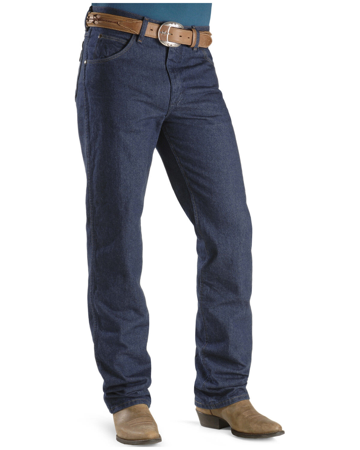 Image #2 - Wrangler Jeans - Cowboy Cut 36 MWZ Slim Fit, Indigo, hi-res